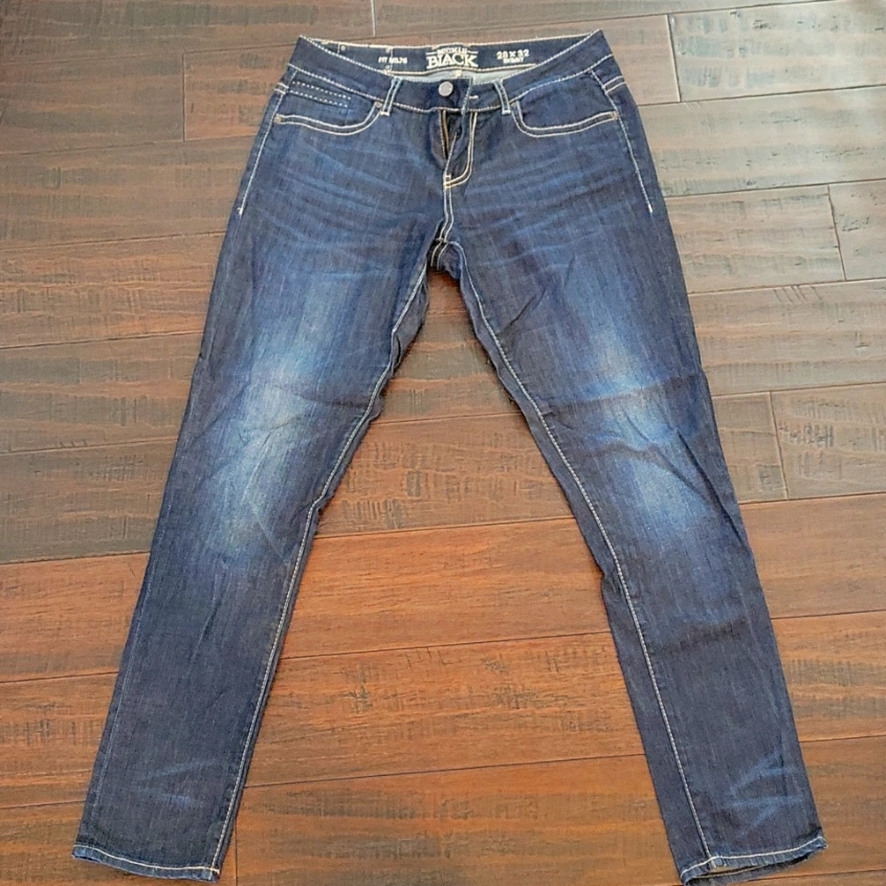 Buckle Black skinny jeans